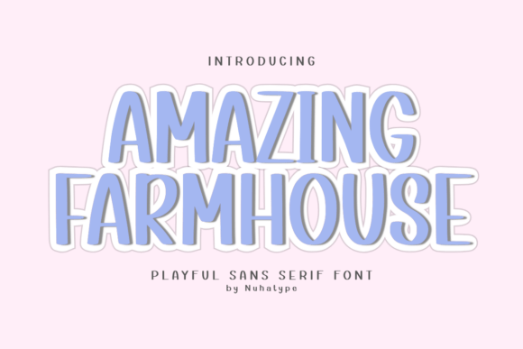 Amazing Farmhouse: A Cute Handwriting Font for Makers