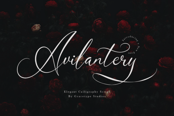 Avilantery: A Romantic Script Font for Makers