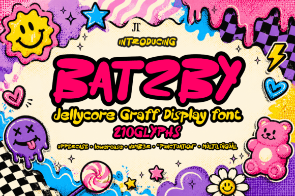 Batzby: A Playful Display Font for Modern Editors