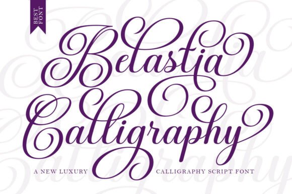 Belastia Calligraphy: A Modern Script Typeface
