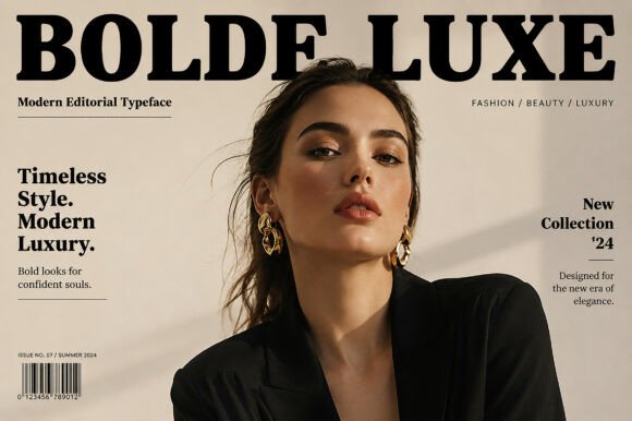 Bolde Luxe Serif Font for Crafters