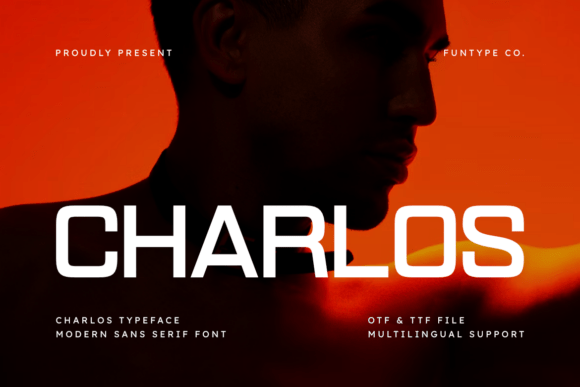 Charlos Typeface for Modern Brand Identity