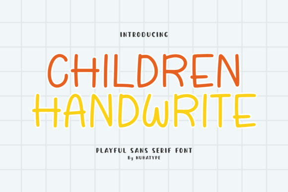 Children Handwrite: A Friendly Typeface for Web Design