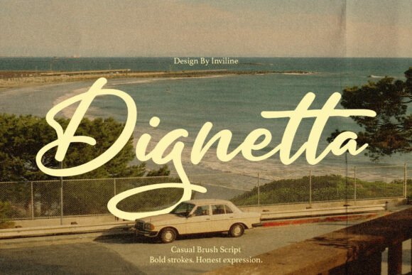 Dignetta: A Bold Script Font for Authentic Branding