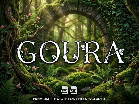 Goura: A Decorative Font for Handmade Brands