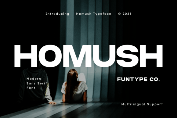 Homush Font Review: A Bold Sans Serif for Modern Branding
