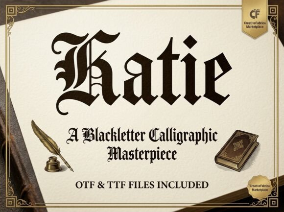 Katie Typeface for Editorial Design