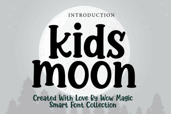 Kids Moon: A Playful Serif Font for Editorial Joy