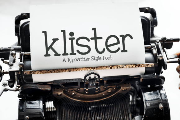 Klister: A Vintage Slab Serif Font for Editorial Design