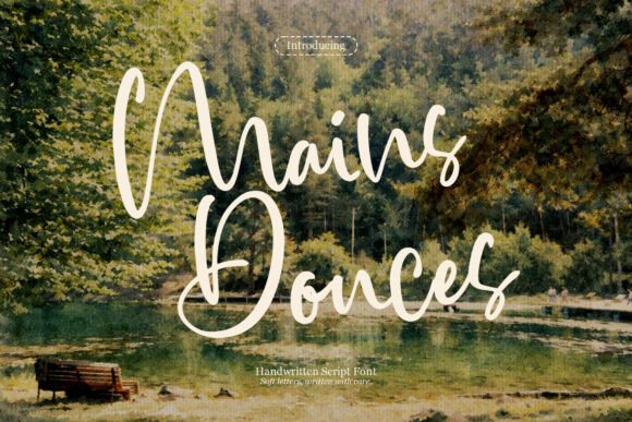 Mains Douces: A Soft Script Typeface for Web Design