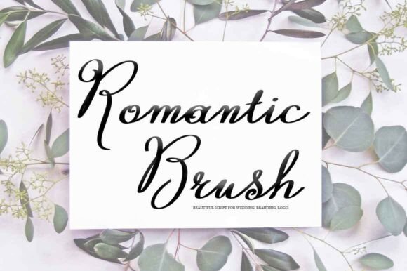 Romantic Brush: The Perfect Script Font for Makers