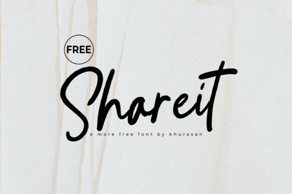 Shareit: A Modern Handwriting Font for Business