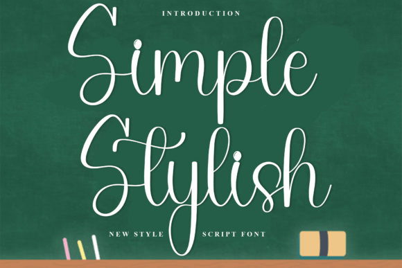 Simple Stylish Typeface for Festive Holiday Designs