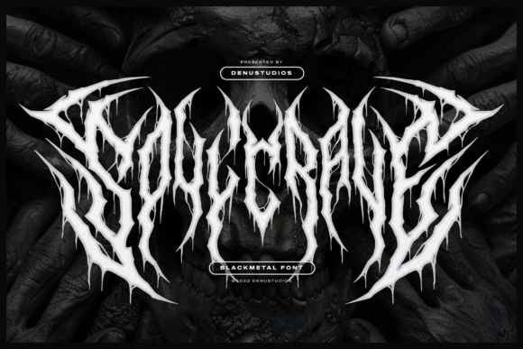 Soulcrave Typeface for Dark Aesthetic Campaigns