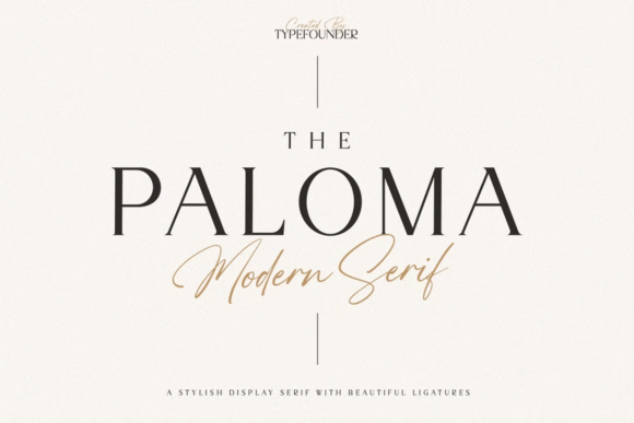 The Paloma: A Premium Serif Font for Web Design