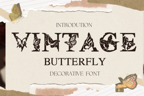 Vintage Butterfly Font for High-Impact Campaigns