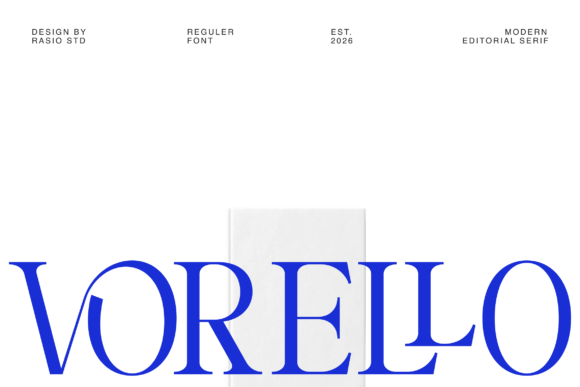 Vorello Typeface for Elegant Brand Design