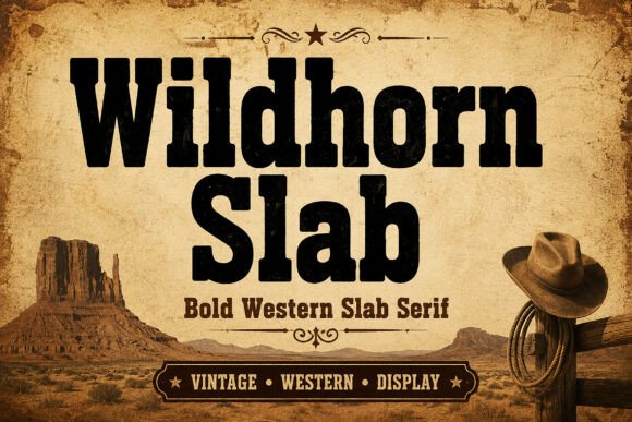 Wildhorn Slab: A Bold Slab Serif for Campaigns