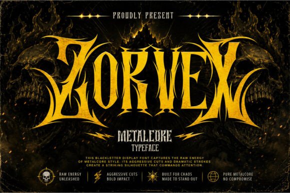 Zorvex Typeface for Bold Campaigns